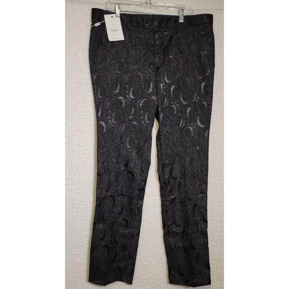 MOGU Womens Pants Black Size 5X Zip Western NEW NWT Polyester 1627